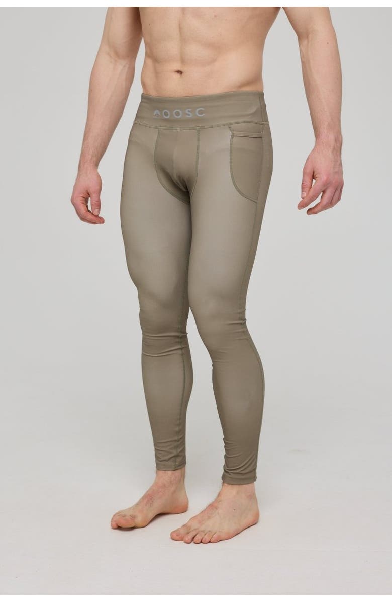 OOSC Elite Activewear Leggings - Khaki, Main, color, Khaki