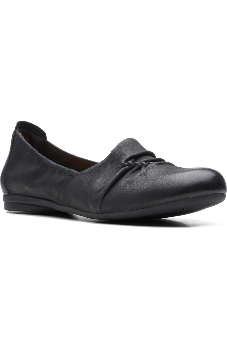 Clarks<sup
®</sup
Rena Way Flat, Main, color, Black