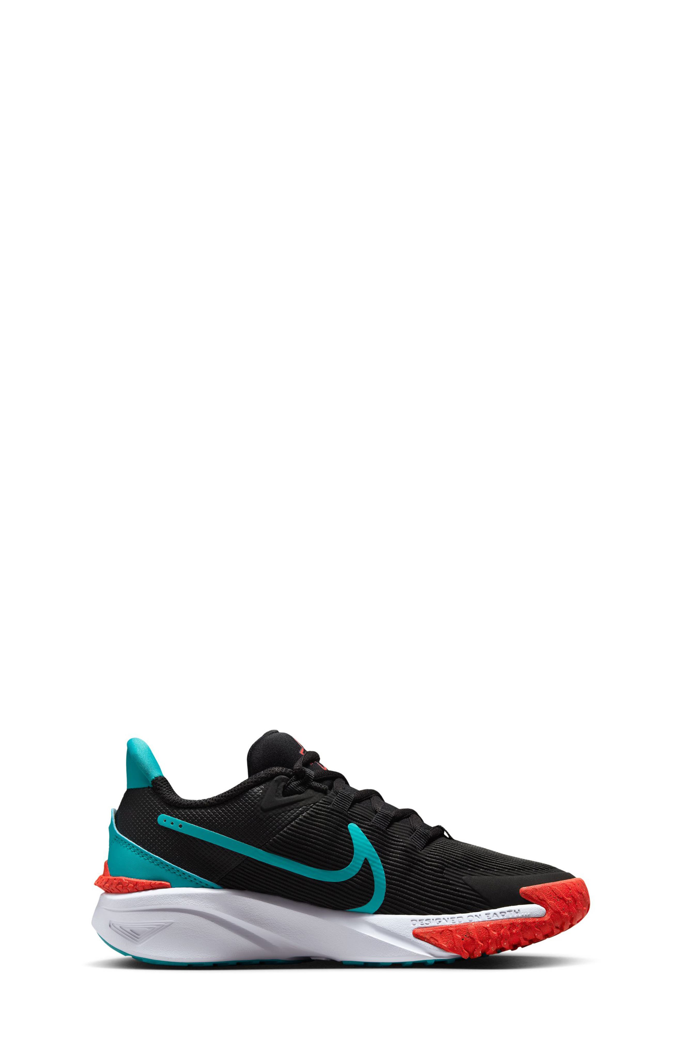 Nike Kids' Star Runner 4 NN GS Sneaker, Alternate, color, Black/ Dusty Cactus/ Crimson