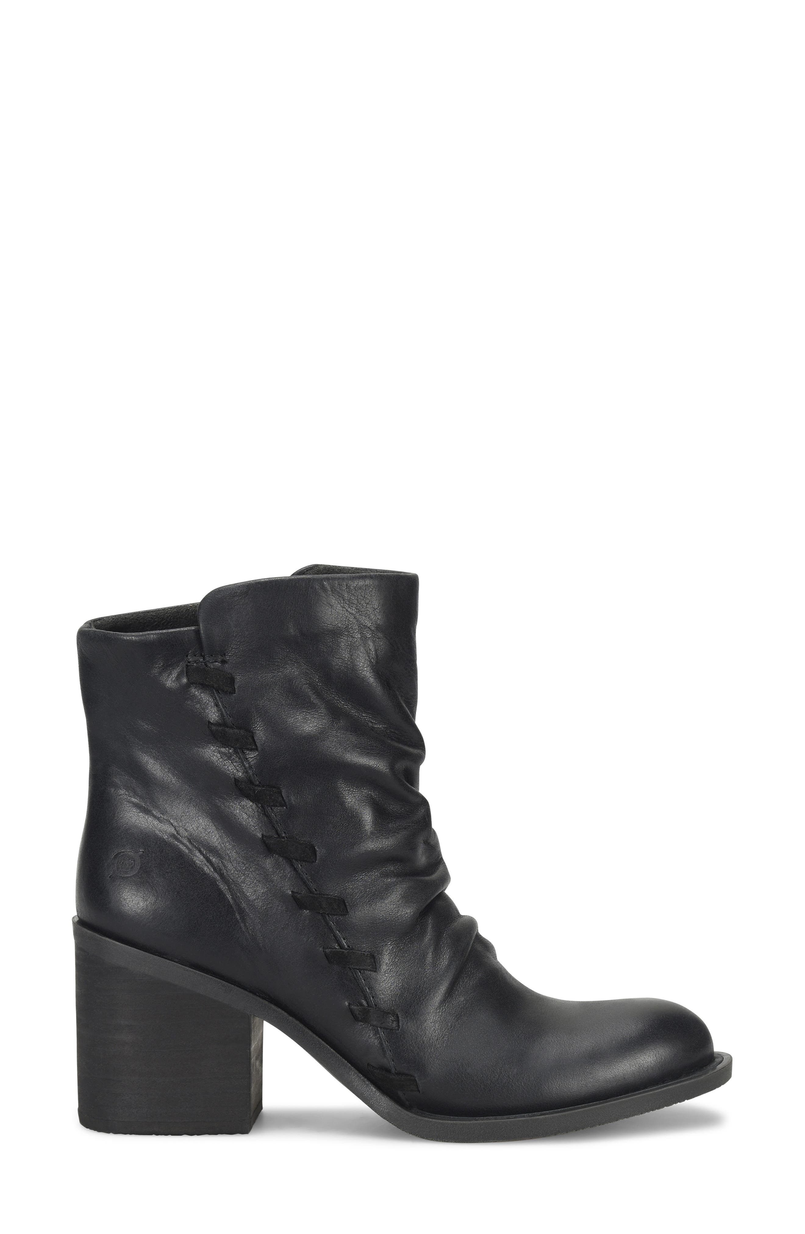 Børn Toni Bootie, Alternate, color, Black Leather