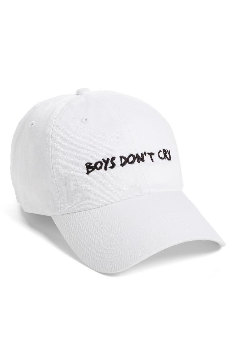 NASASEASONS 'Boys Don't Cry' Hat, Main, color, 