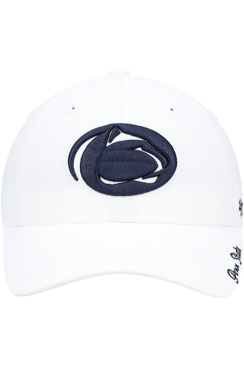 Women's '47 White Penn State Nittany Lions Miata Clean Up Logo Adjustable Hat, Alternate, color, WHITE
