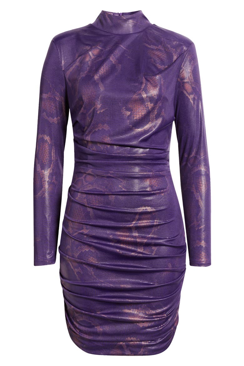 purple snakeskin dress Snake Print Dress Izanami