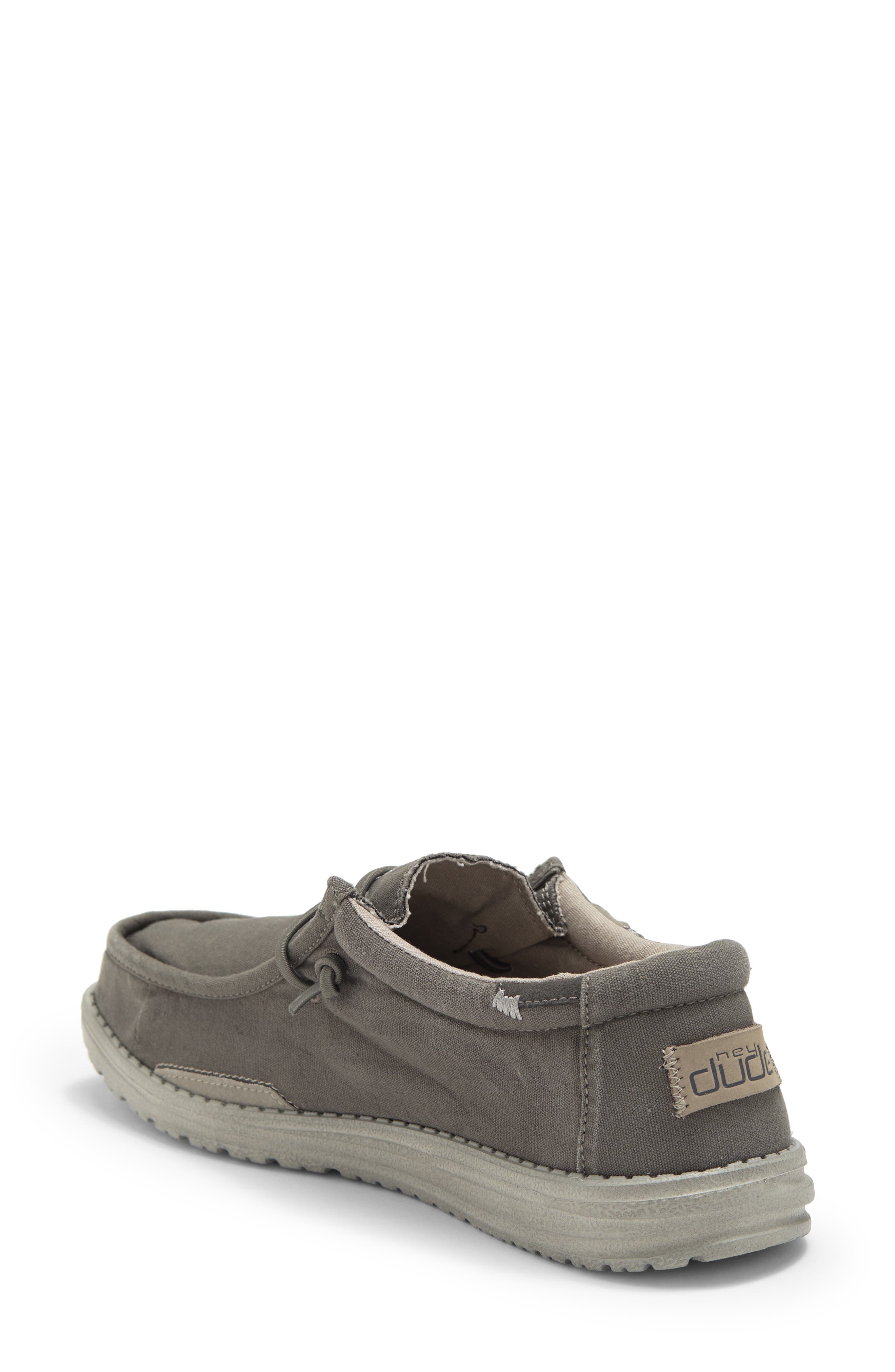 Hey Dude Wally Wash Lead Chukka Shoe, Alternate, color, Lead