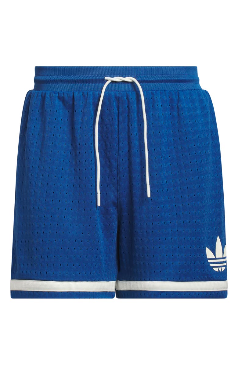 adidas Originals Mesh Basketball Shorts, Alternate, color, Dark Marine/ Ivory/