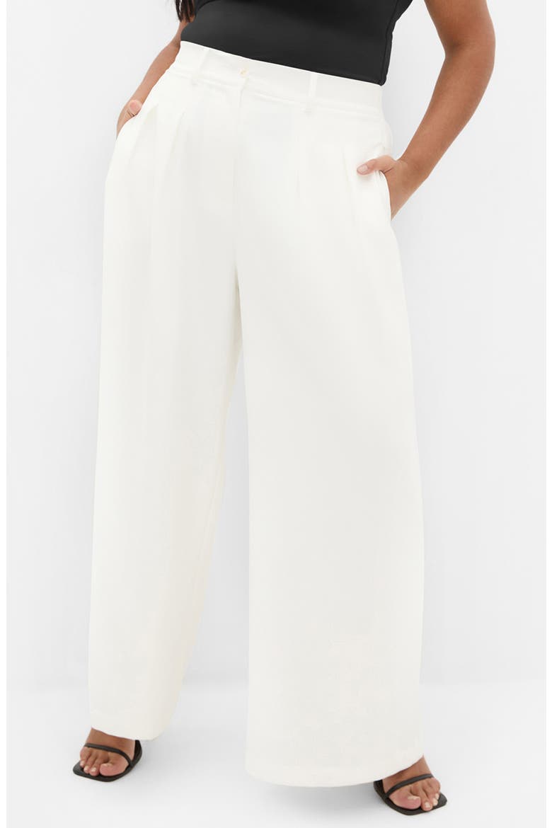 Abbie Wide Leg Pants, Main, color, IVORY