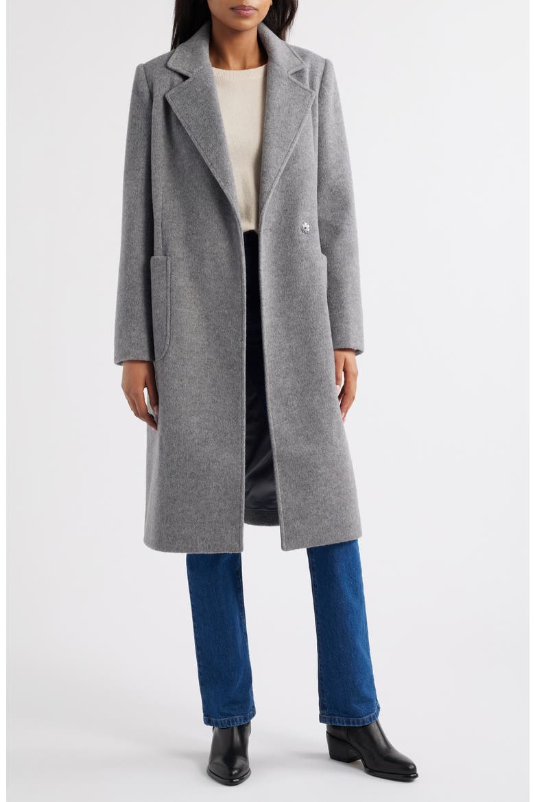 Longline Wrap Coat, Alternate, color, GREY