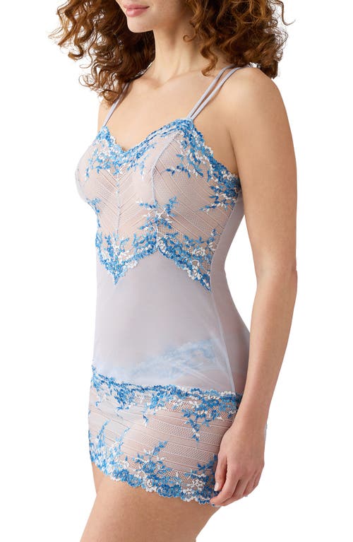 Wacoal Embrace Lace Chemise In Blue
