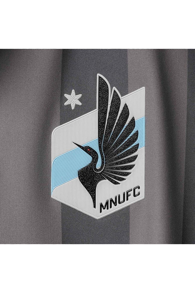 Men's adidas Gray Minnesota United FC 2018/19 Authentic Team Long Sleeve Jersey, Alternate, color, Gray