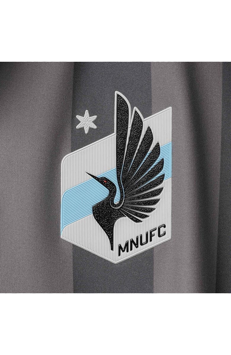 adidas Men's adidas Gray Minnesota United FC 2018/19 Authentic Team Long Sleeve Jersey, Alternate, color,