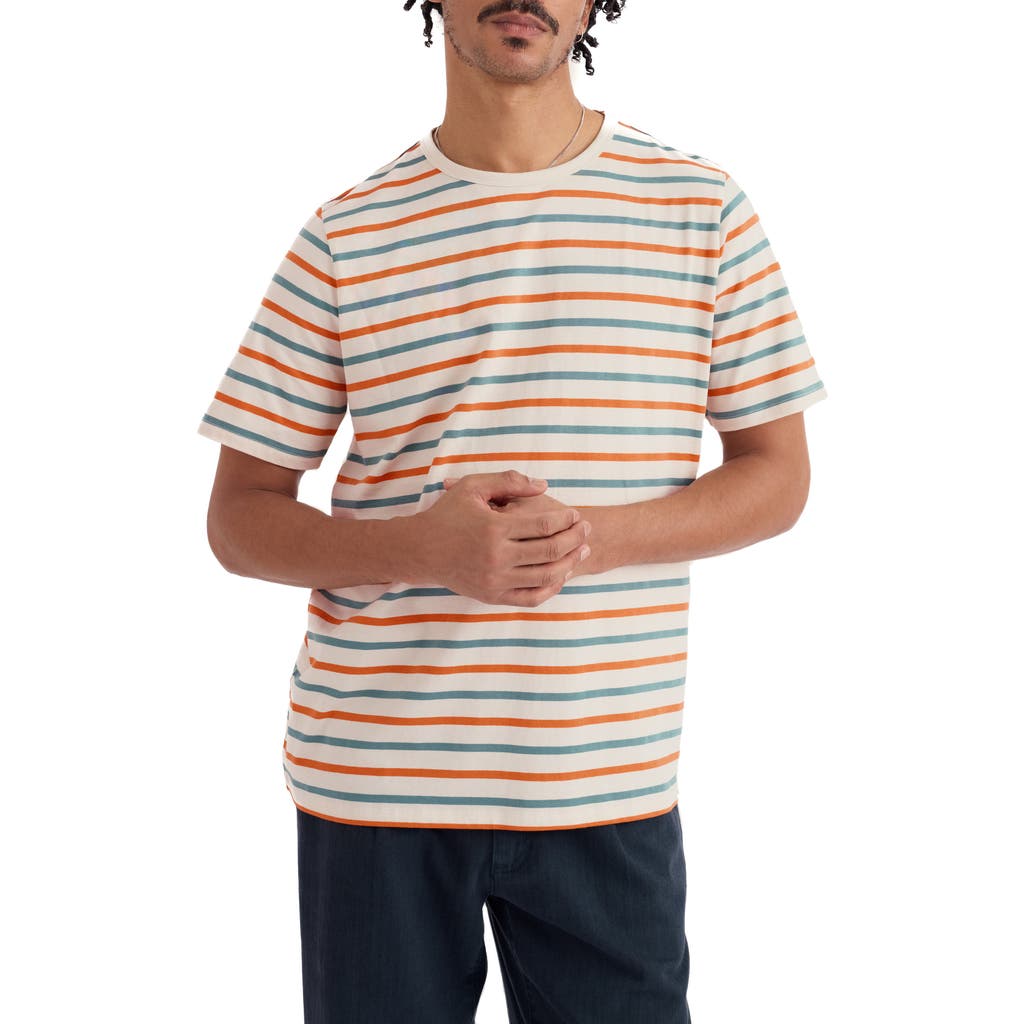 Seasalt Cornwall Seven Seas Sailor Striped Organic Cotton T-shirt In Multi