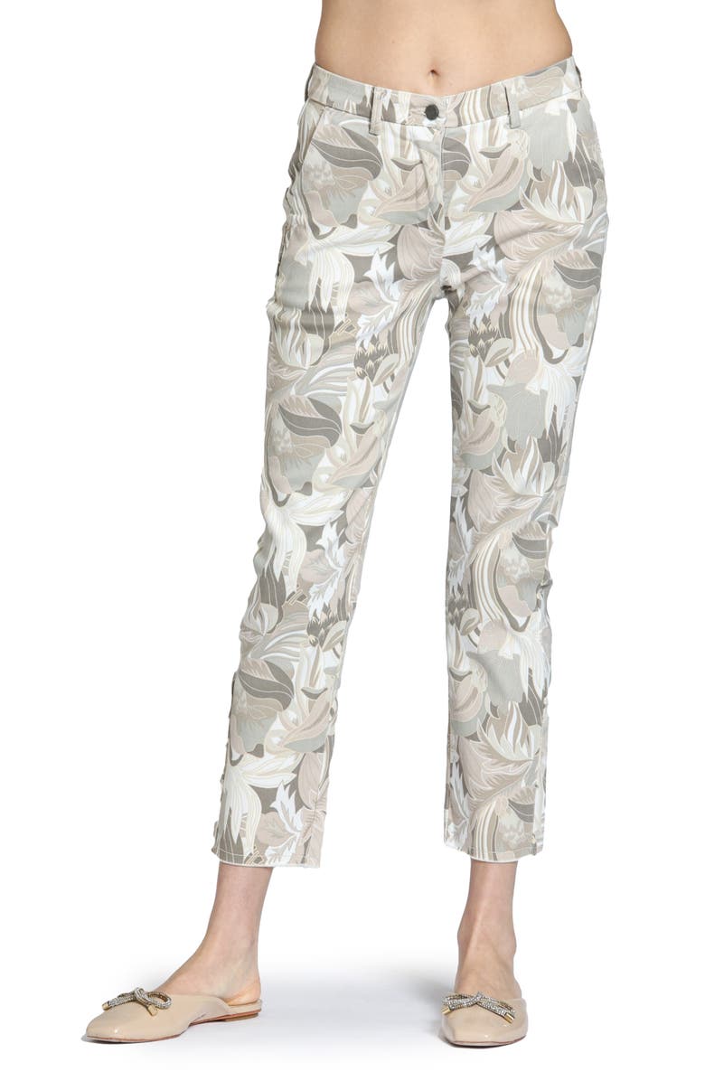 APNY Raw Hem Mid Rise Crop Trouser Jeans, Main, color, 