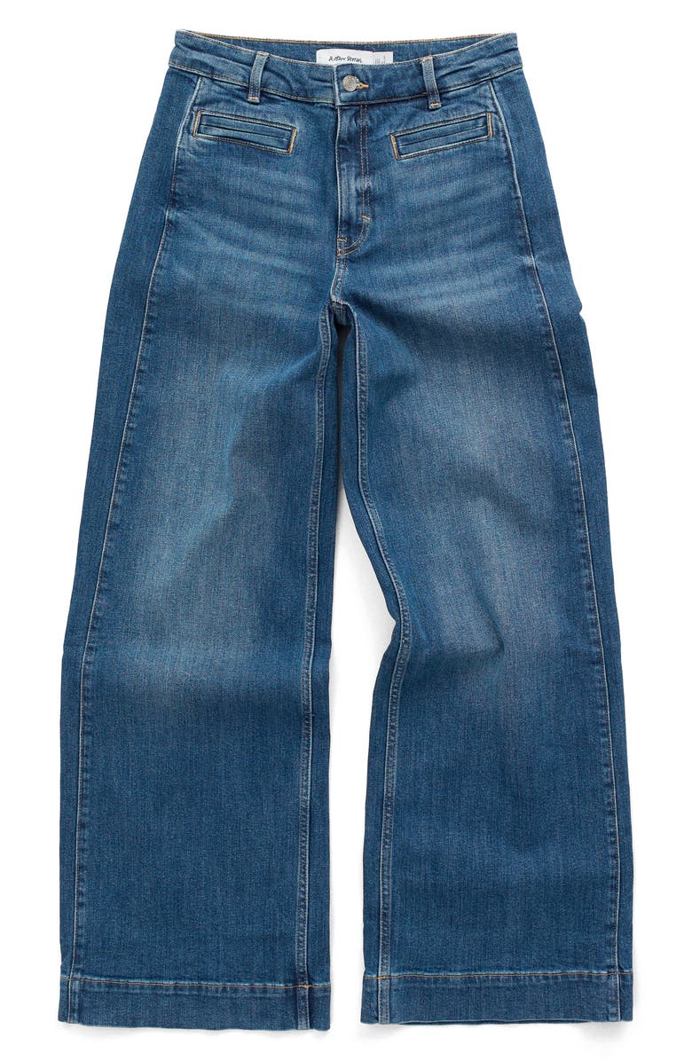 & Other Stories Wide Leg Jeans, Alternate, color, Mid Wash