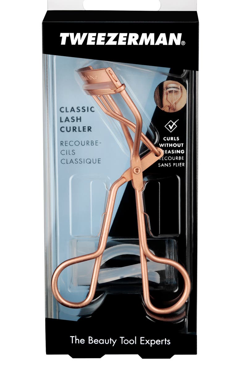 TWEEZERMAN Rose Gold Classic Lash Curler, Alternate, color, Rose Gold