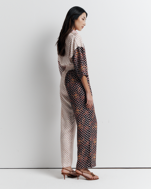 Romy June Pant Collaboration With Phoebe Willis In Neutral