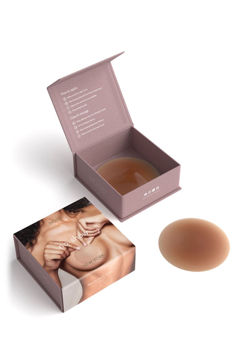 No-Show Reusable Round Nipple Covers, Alternate, color, NO.7 BRONZE