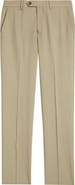 Berle Flat Front Tropical Weight Wool Dress Pants