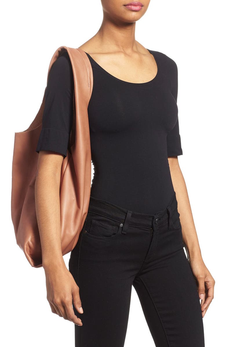 Baggu Leather Tote, Alternate, color,