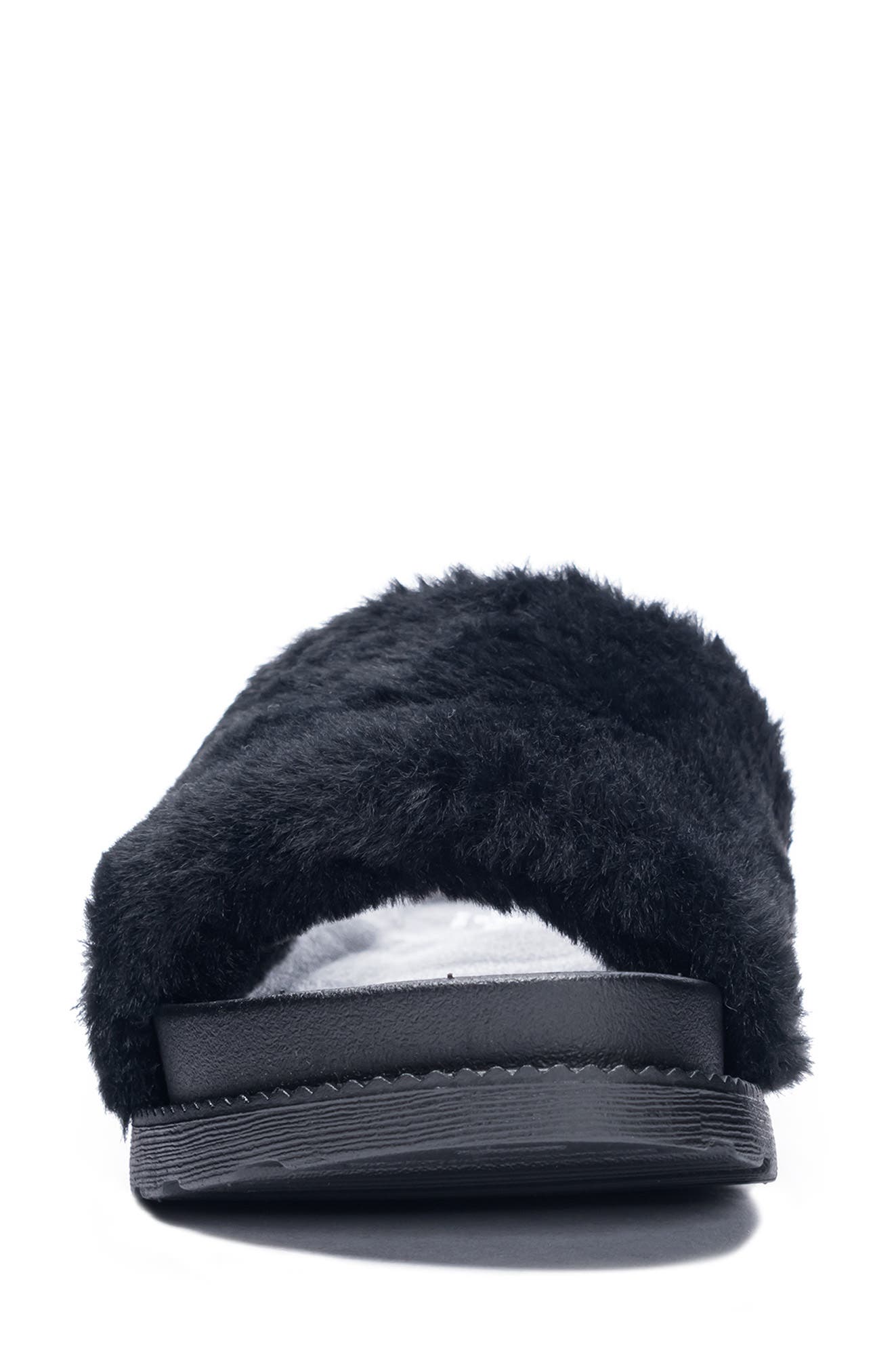 Chinese Laundry Treat Faux Fur Slide Slipper, Alternate, color, 