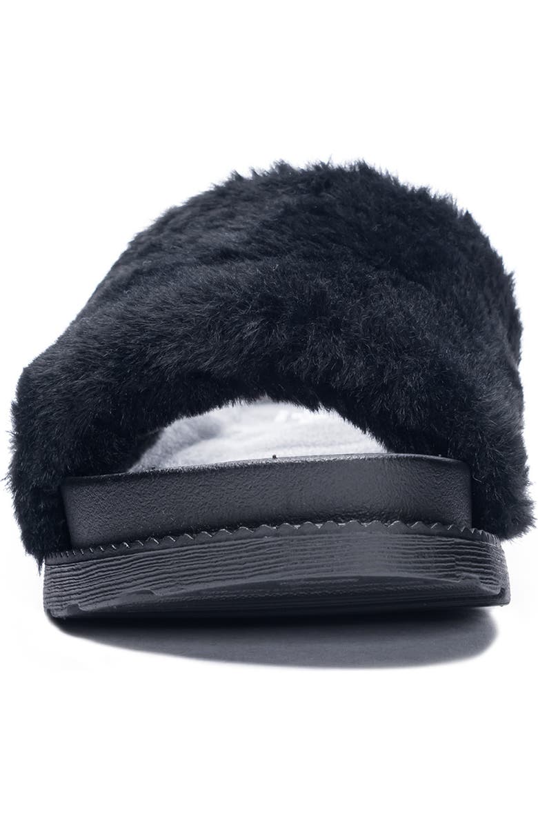 Chinese Laundry Treat Faux Fur Slide Slipper, Alternate, color,