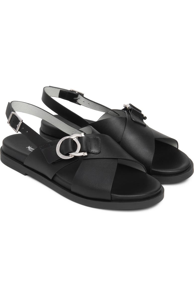 NeroGiardini Slingback Sandal, Main, color, Black
