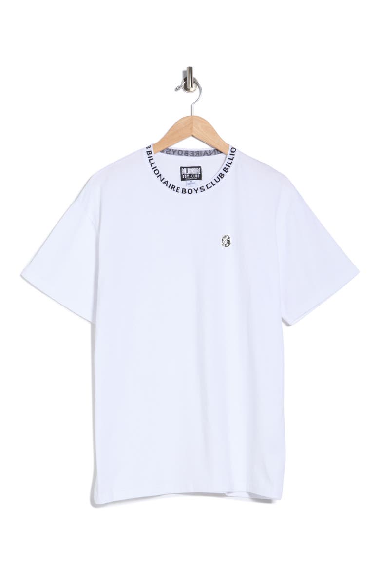 BB Wrapped Cotton Crewneck T-Shirt, Alternate, color, WHITE