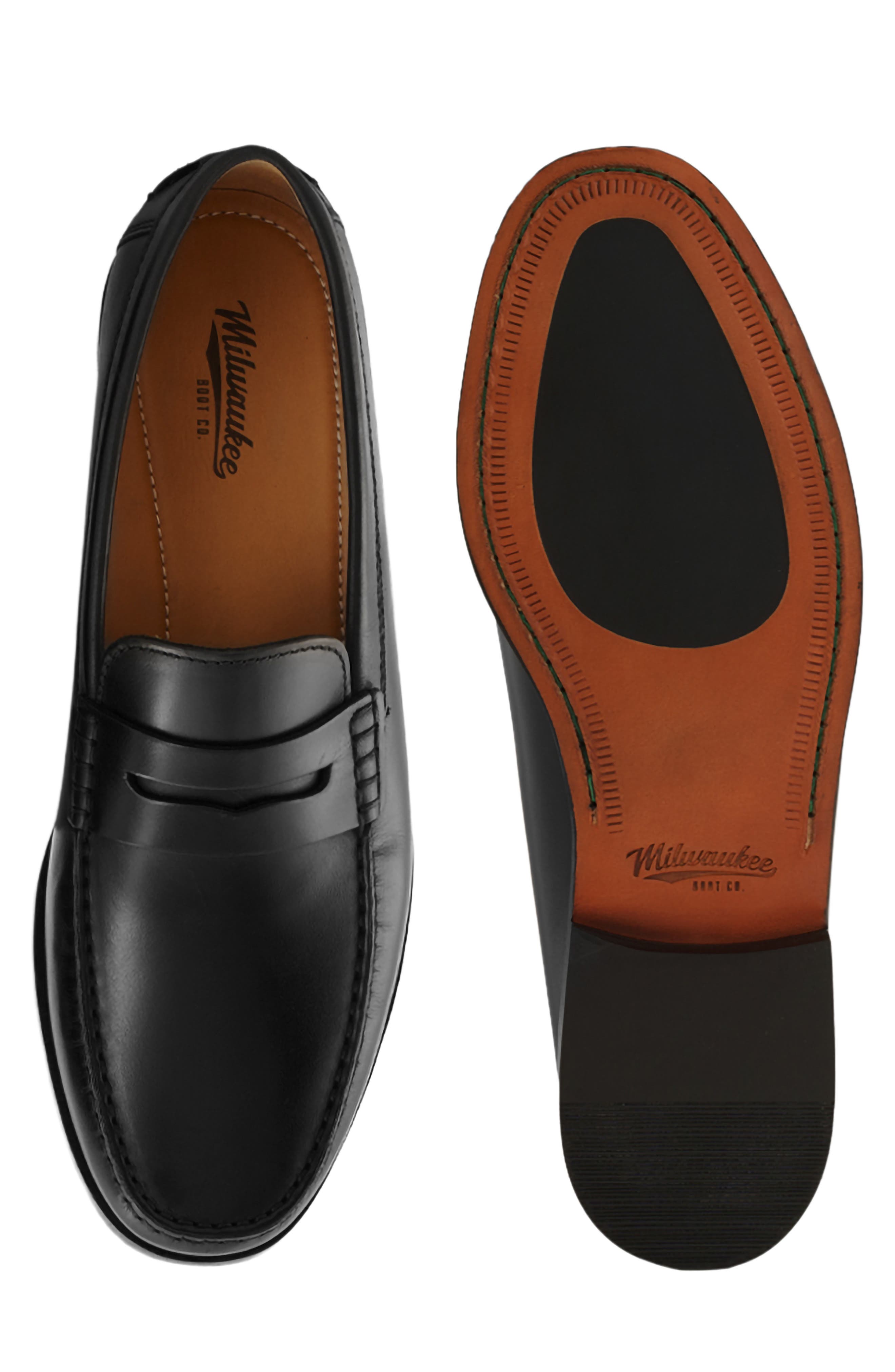 Milwaukee Boot Company Dunes Penny Loafer, Alternate, color, 