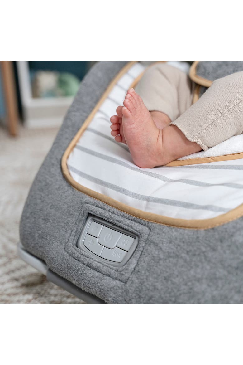Boutique Collection Rocking Seat with Premium Plush Fabrics, Alternate, color, GREY