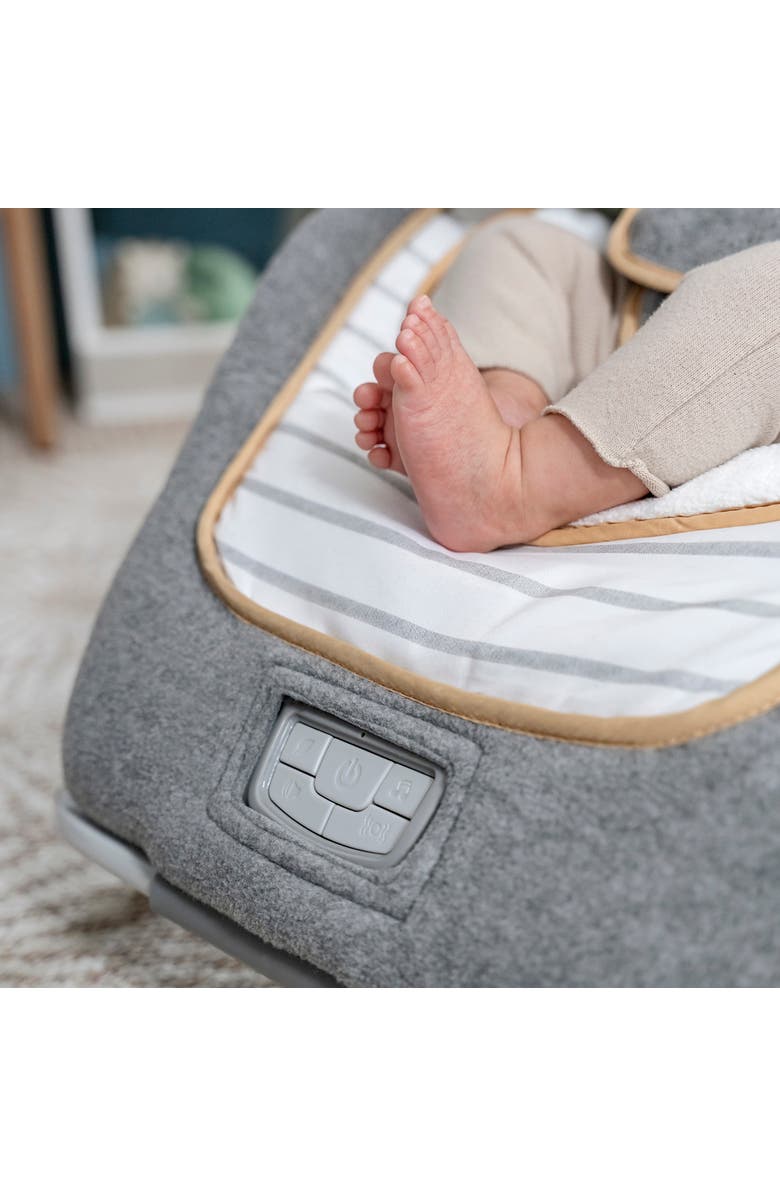 INGENUITY Boutique Collection Rocking Seat with Premium Plush Fabrics, Alternate, color, Grey