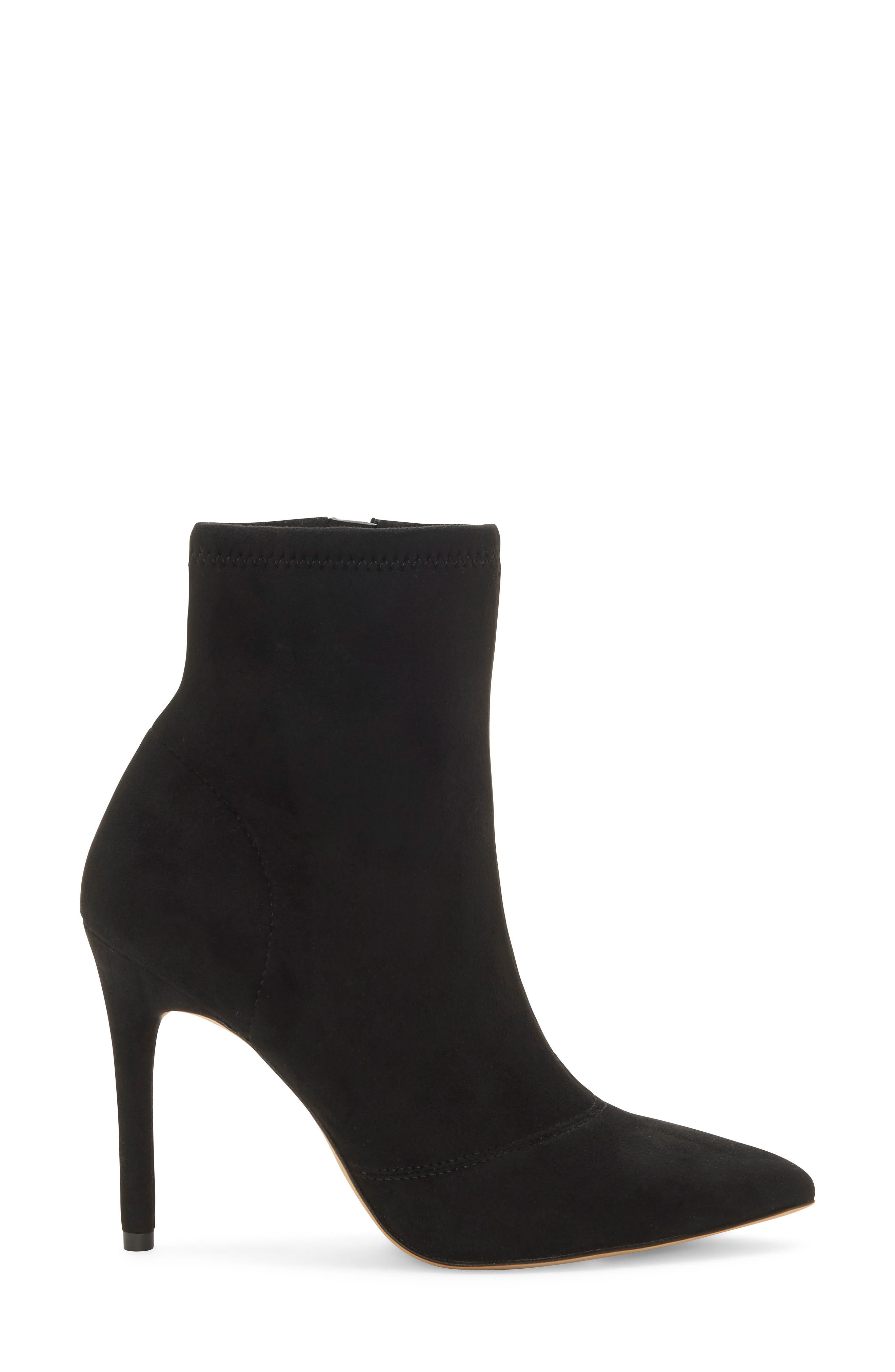 Lailra Pointed Toe Stiletto Boot, Alternate, color, BLACK SUEDE