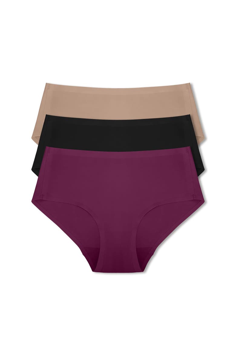 Panty Seamless Mid-Waist Brief, Alternate, color, Bare