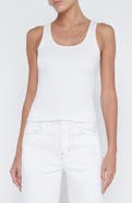 L'AGENCE Adira Scoop Neck Rib Tank
