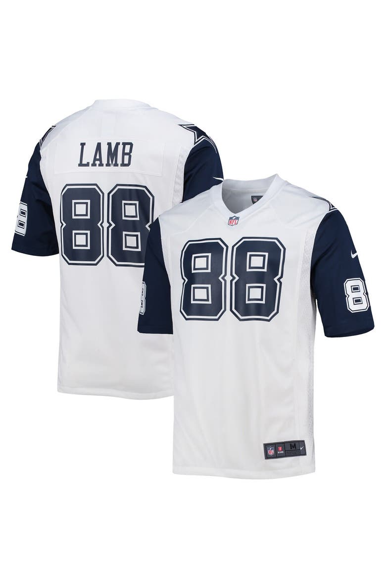 Men's Nike CeeDee Lamb White Dallas Cowboys Alternate Game Jersey, Alternate, color, White