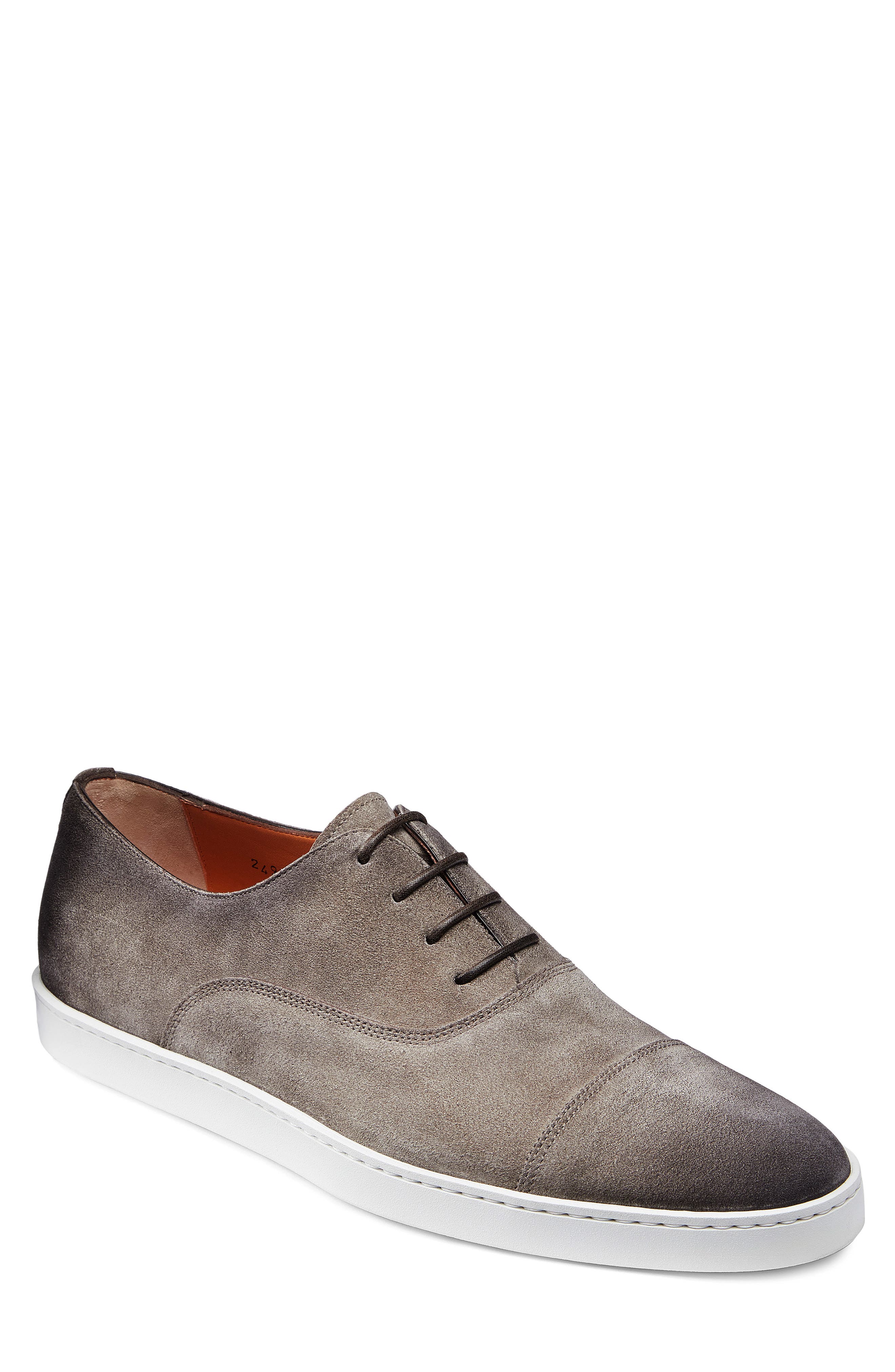 Durbin Derby Sneaker, Main, color, GREY SUEDE