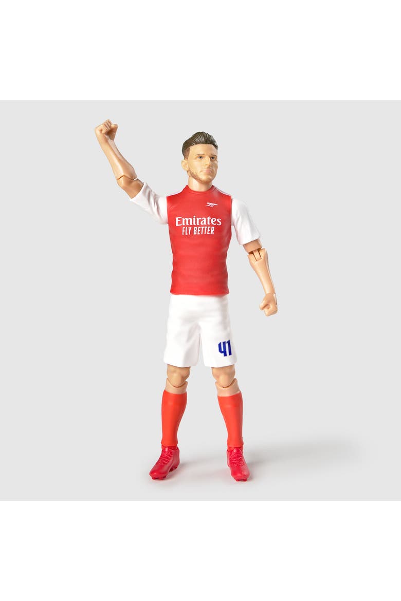SOCKERS Arsenal F.C. Declan Rice 8" Collectible Soccer Action Figure, Alternate, color, Red