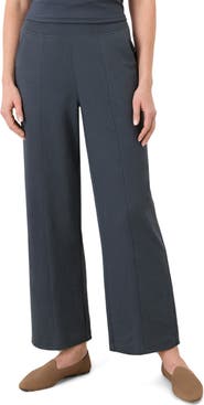 Pact Organic Cotton Airplane Pintuck Wide Leg Pant