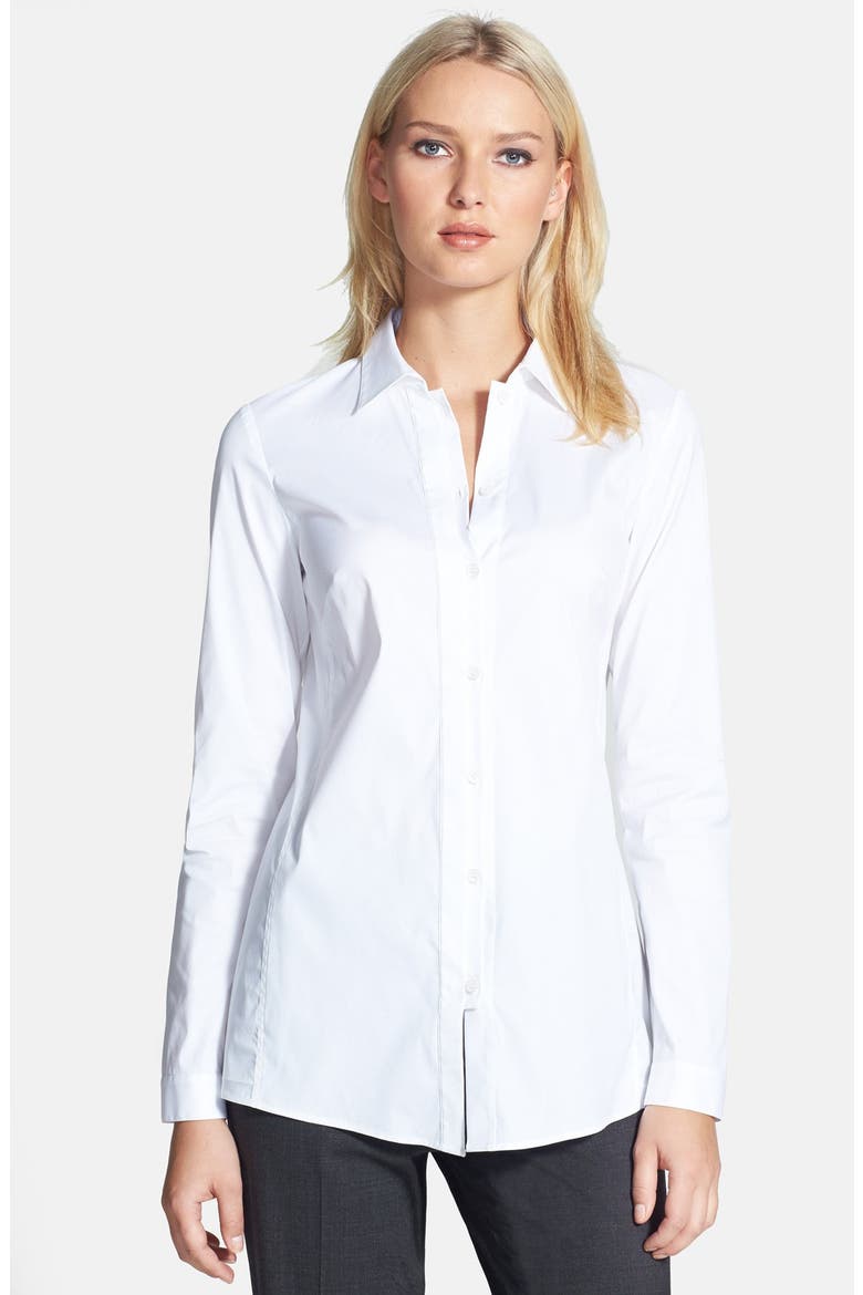 'Leora - Excursion Stretch' Blouse, Main, color, WHITE