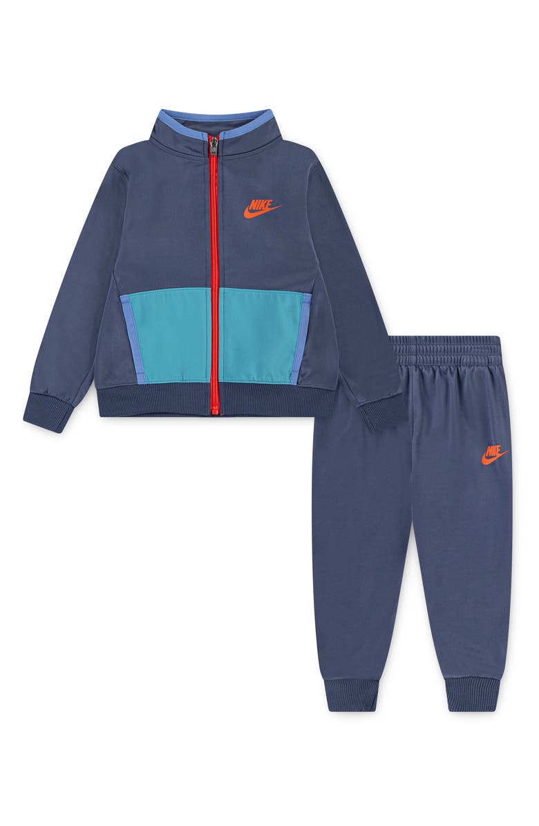 Nike Kids' Keep Climbing Zip Jacket & Joggers Set, Main, color, Diffused Blue