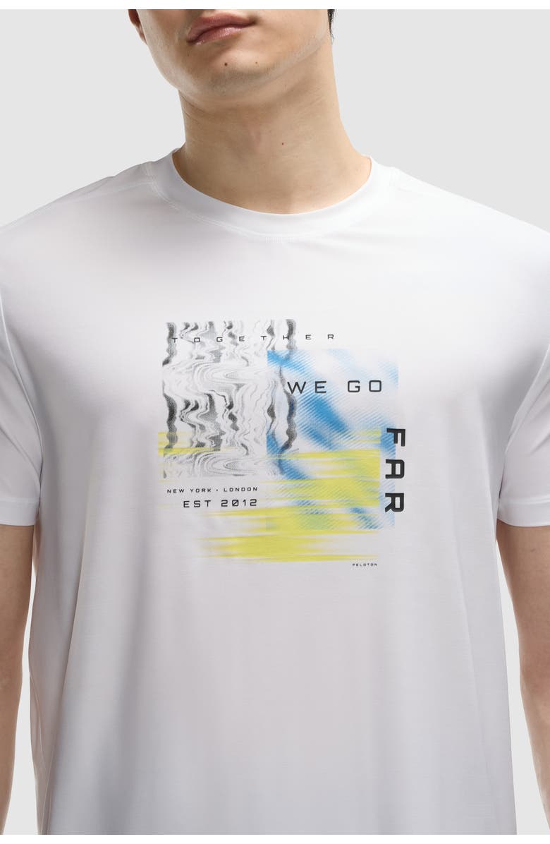 Peloton Essential Multi Seam Short Sleeve, Alternate, color, White