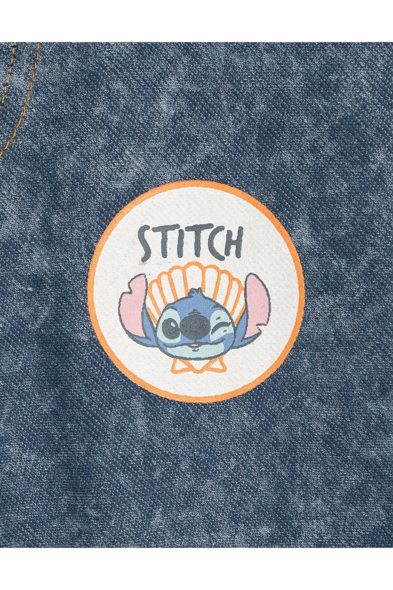 Lilo & Stitch 2-Piece T-Shirt and Denim Leggings Set, Alternate, color, White Denim Stitch
