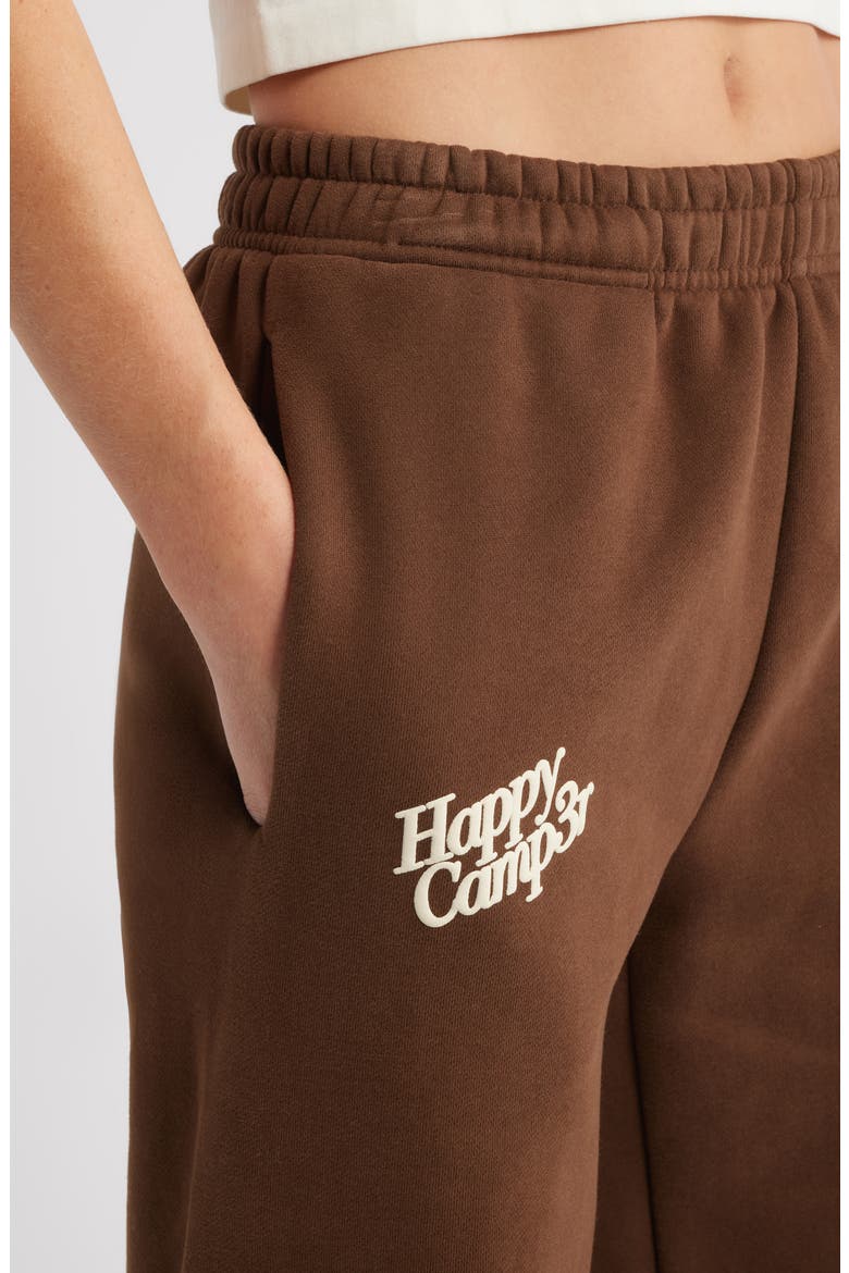 Puff Series Core Logo Cotton Blend Joggers, Alternate, color, CHESTNUT BROWN