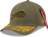 New Era x Alpha Industries Men's New Era x Alpha Industries  Olive Buffalo Bills A-Frame 9FORTY Adjustable Hat
