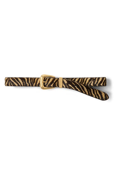 Ziger Arch Calf Hair Belt