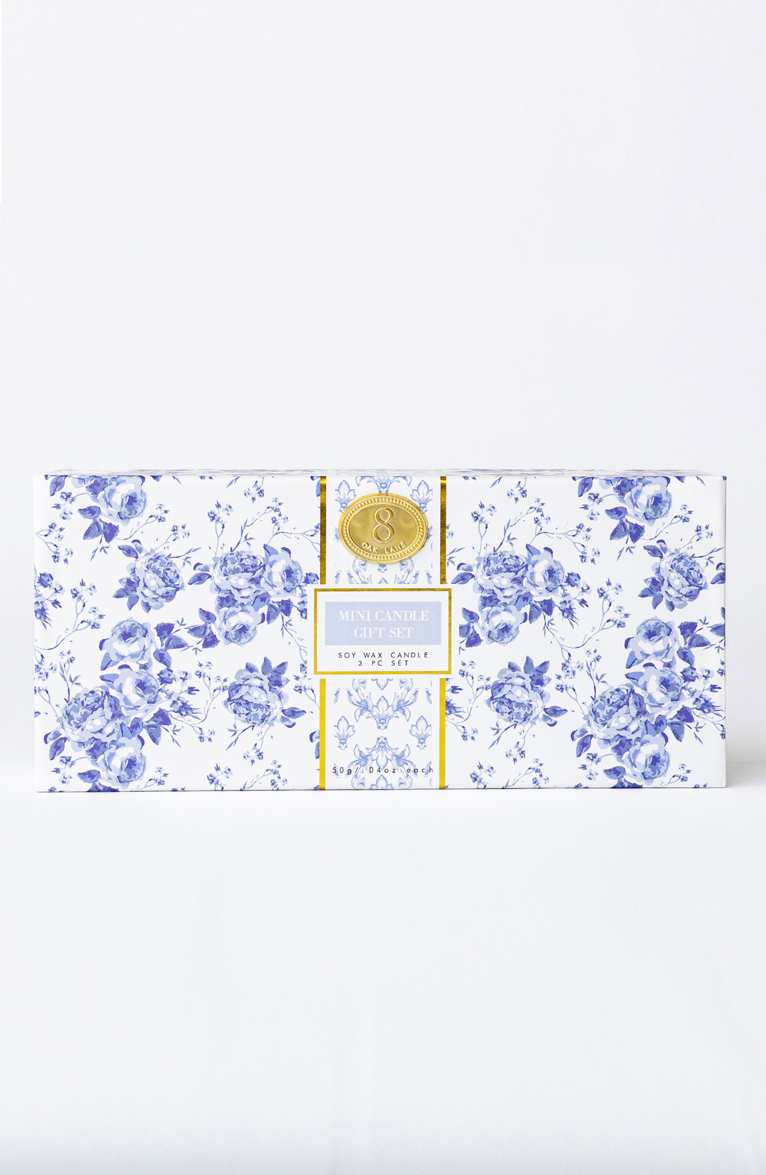 8 OAK LANE Crisp Linen Mini Candle Set | Nordstromrack