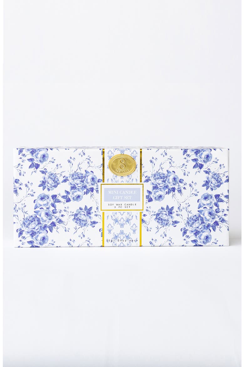 Crisp Linen Mini Candle Set, Alternate, color, BLUE