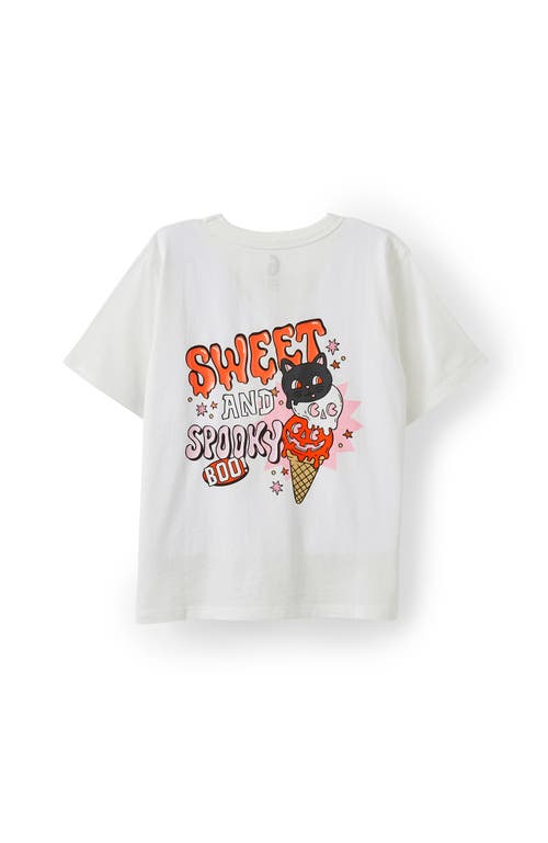 Cotton On Kids Kid's Poppy Oversize Graphic Print Tee In White