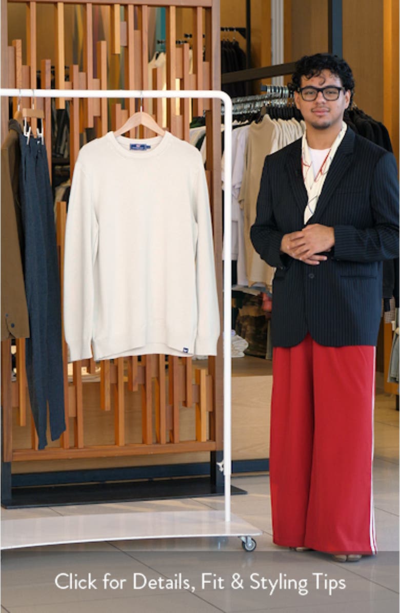 Cotton Crewneck Sweater, sales video thumbnail