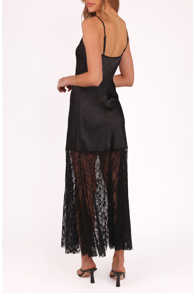 Elowyn A-Line Dress, Alternate, color, BLACK