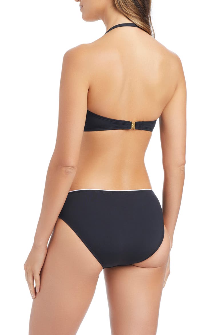 Bandeau Bikini Top, Alternate, color, BLACK