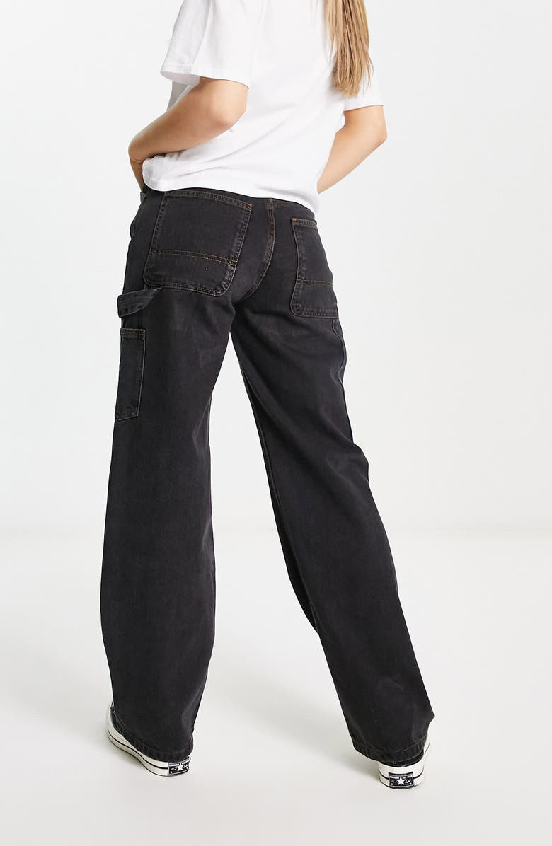 ASOS DESIGN Baggy Carpenter Jeans, Alternate, color, 